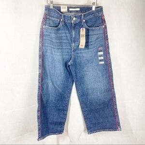 Levi’s Mile High Cropped High Rise Wide Leg jeans